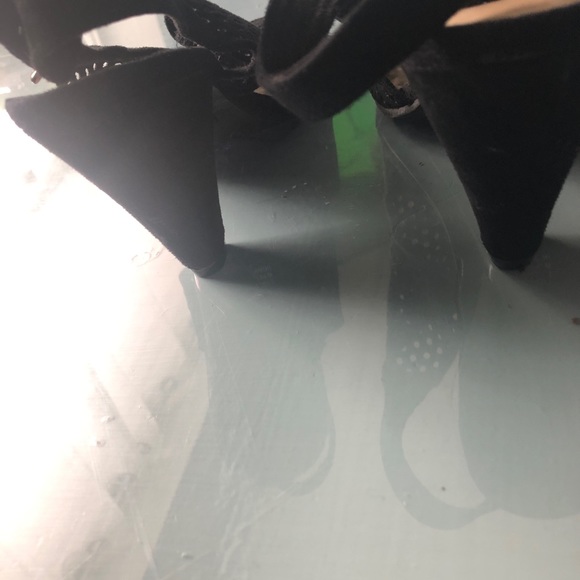 Black sandals, size 8, never worn, George - Picture 3 of 3